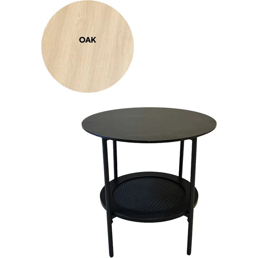 Beistelltisch Perri eiche MDF/Melaminfolie B 50 H 50 cm