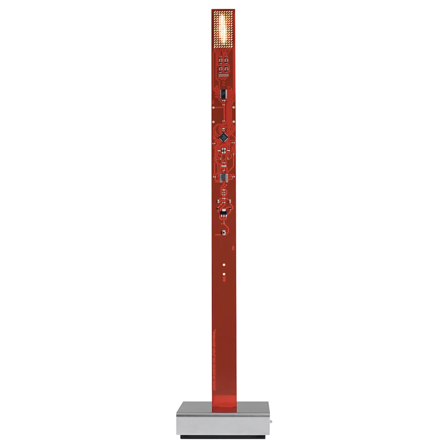 My New Flame Portable Tischleuchte Rot - Ingo Maurer - Wohnzimmer - Design - Metall - Eckig