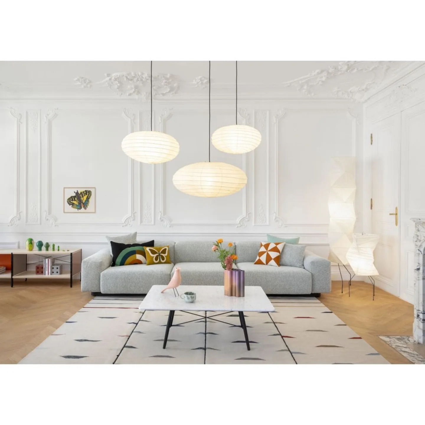 Akari 50EN Pendel - Vitra - Stue - Papir / kartong