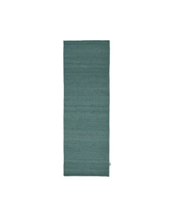 Plain tæppe teal
