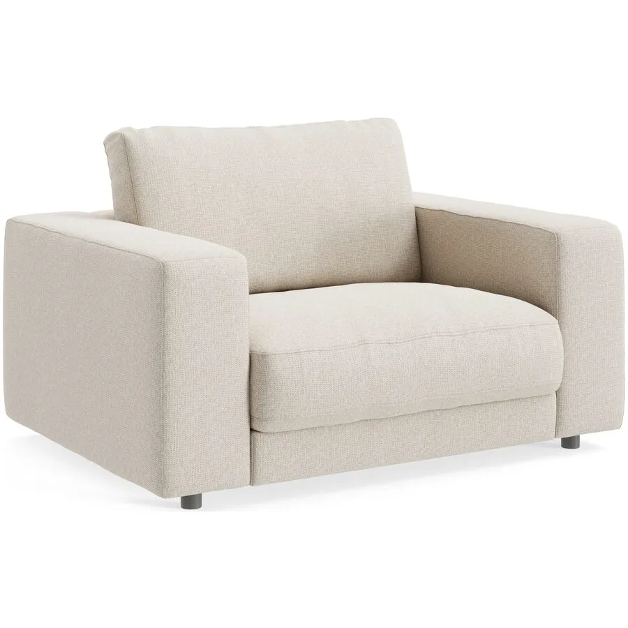Sessel Ava nature Bezug: 100% Polyester B 140 T 107 H 86 cm - Möbel Konfigurator: Traummöbel individuell zusammenstellen