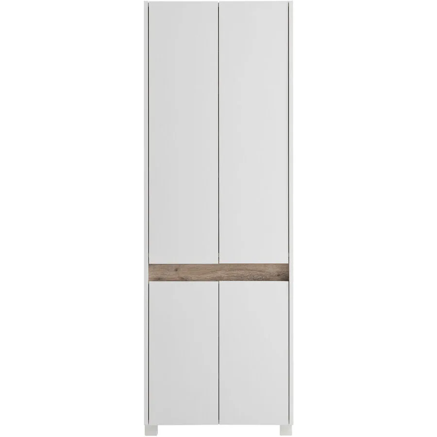 Schuhschrank Como perlweiss Holzwerkstoff B 56.9 cm H 164.5 cm