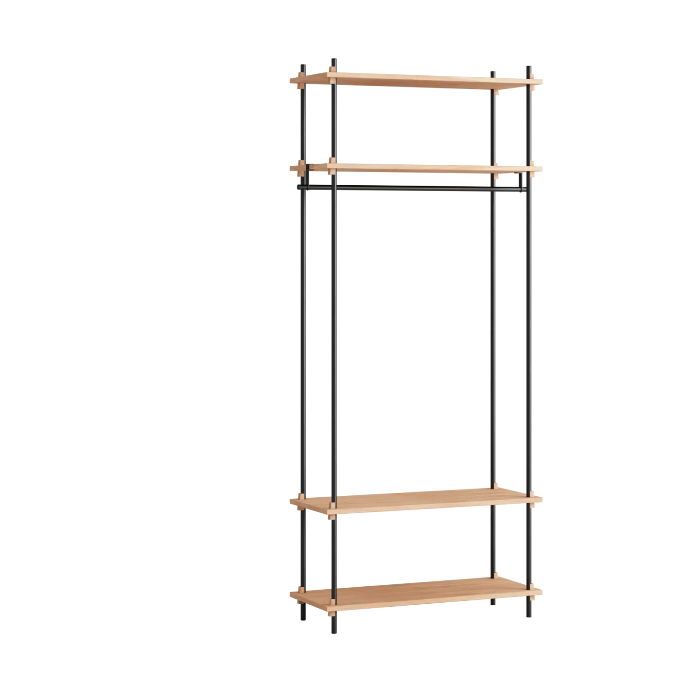 MOEBE Moebe shelving system s.200.1.F Eiche-schwarz