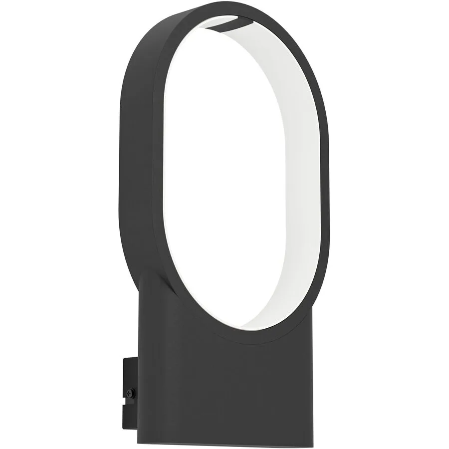 Eglo Wandlampe Codriales Schwarz Aluminium 0 cm 32 cm - LED - Lichtfarbe: Warmweiss - LED Energiesparlampen