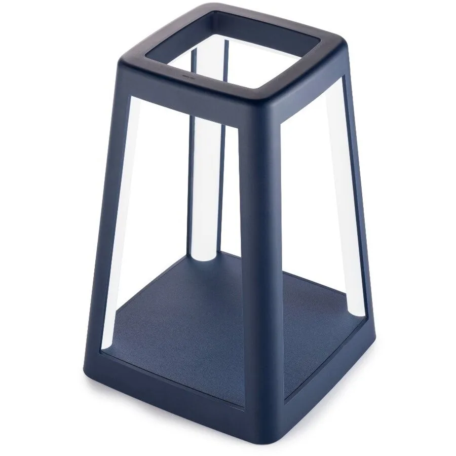 Lexon Tischlampe Lantern Blau 14.4 cm 21.2 cm - Farbe: Dunkelblau - Lichtfarbe: Warmweiss – Kaltweiss