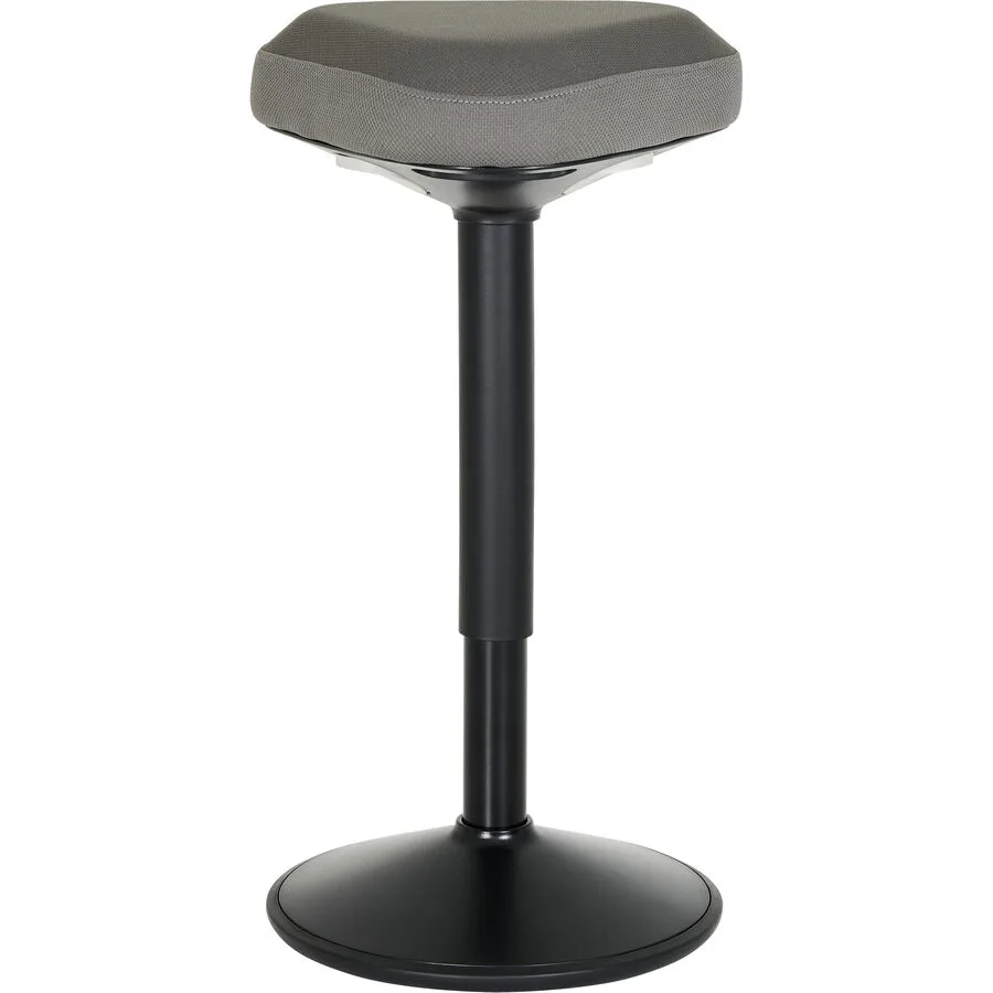 MyDeal Bürohocker Kaio schwarz/grau Stoff/Kunststoff H 57.5 cm
