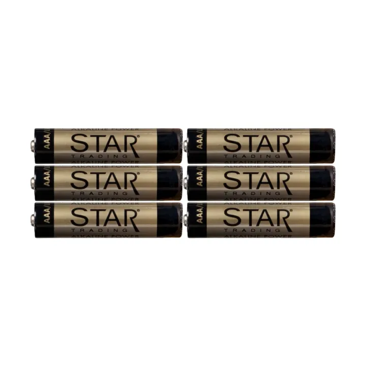 Star Trading Star Trading batteri 6-pack AAA