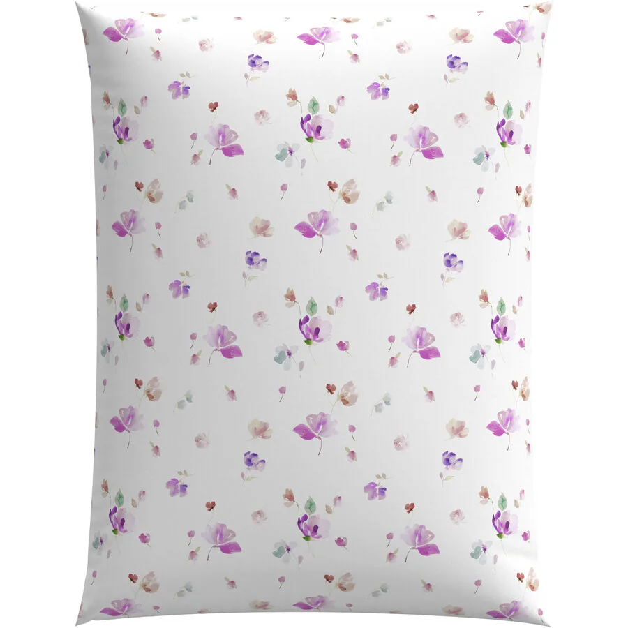 Duvetbezug Adelina bunt Blumenmuster Baumwolle 160 x 210 cm