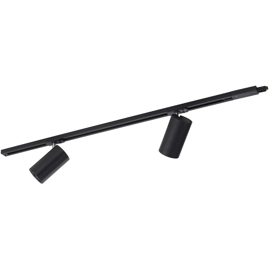 System Pure-Technik Schwarz Kunststoff 8 cm 13 cm - LED - Lichtfarbe: Warmweiss - LED Energiesparlampen