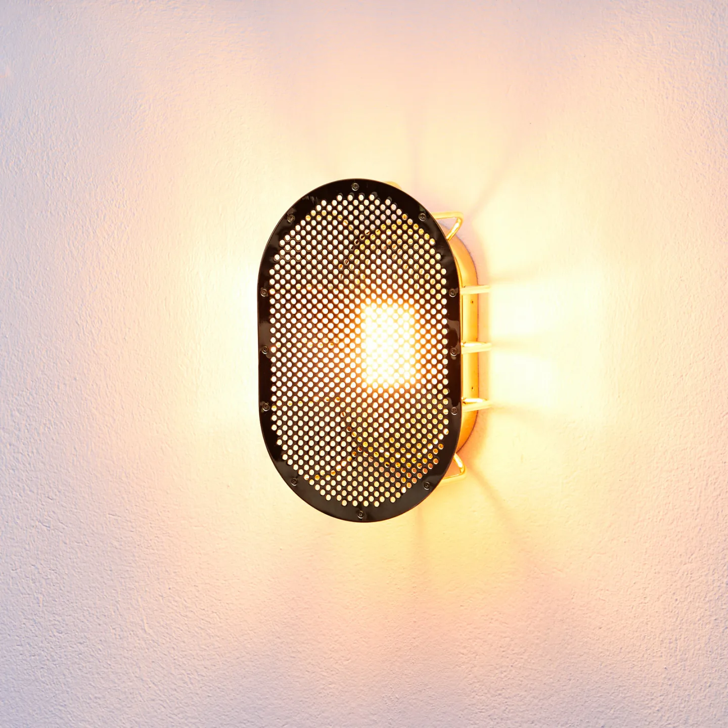 Night Rider Wandleuchte Lacquered Brass - Design By Us - Messing - Einflammig