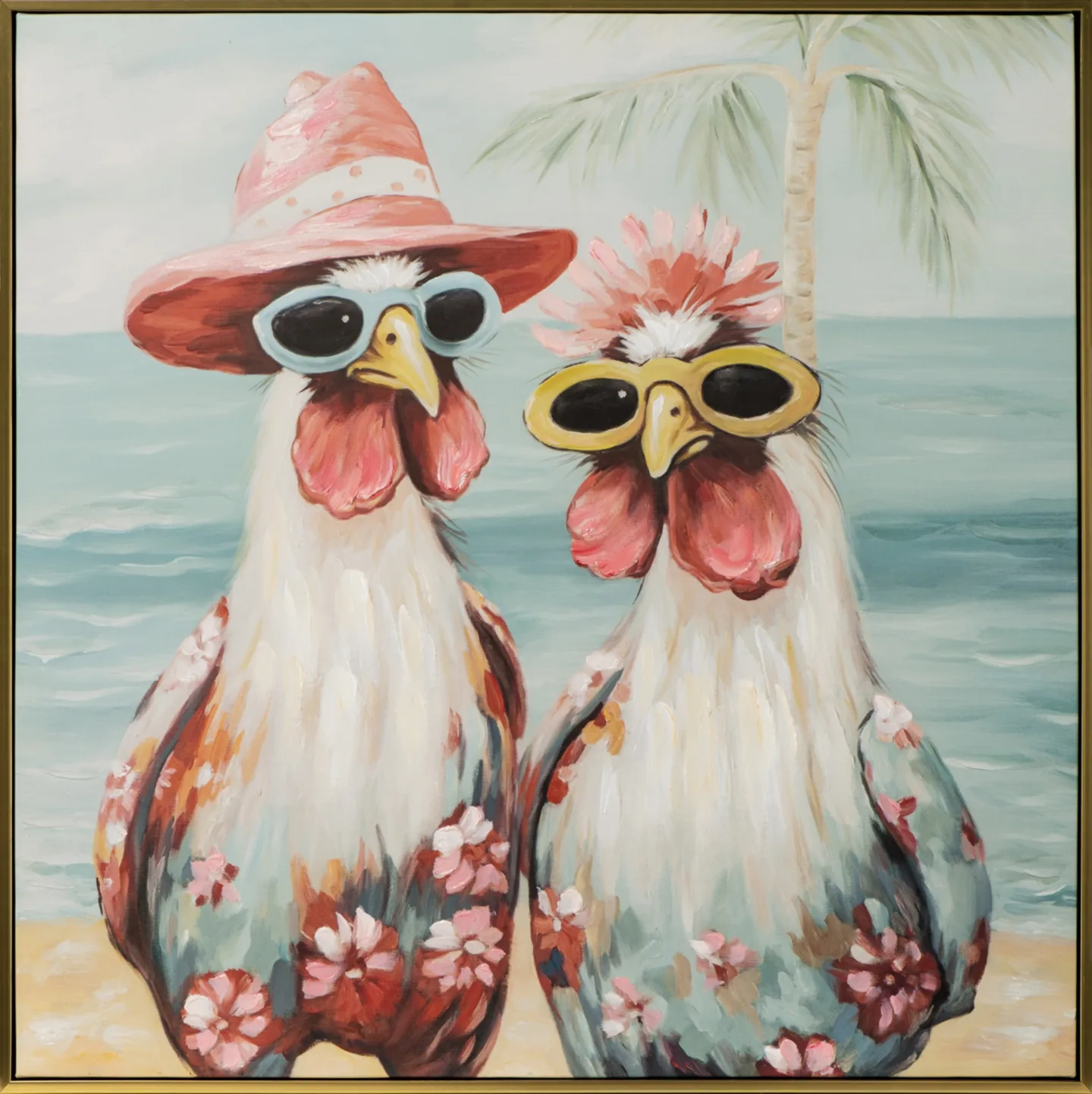 image LAND Gemälde Chicks in The Caribbean | Schubiger Möbel