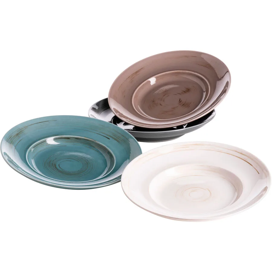 MÄSER Pastateller-Set Derby Mehrfarbig Porzellan