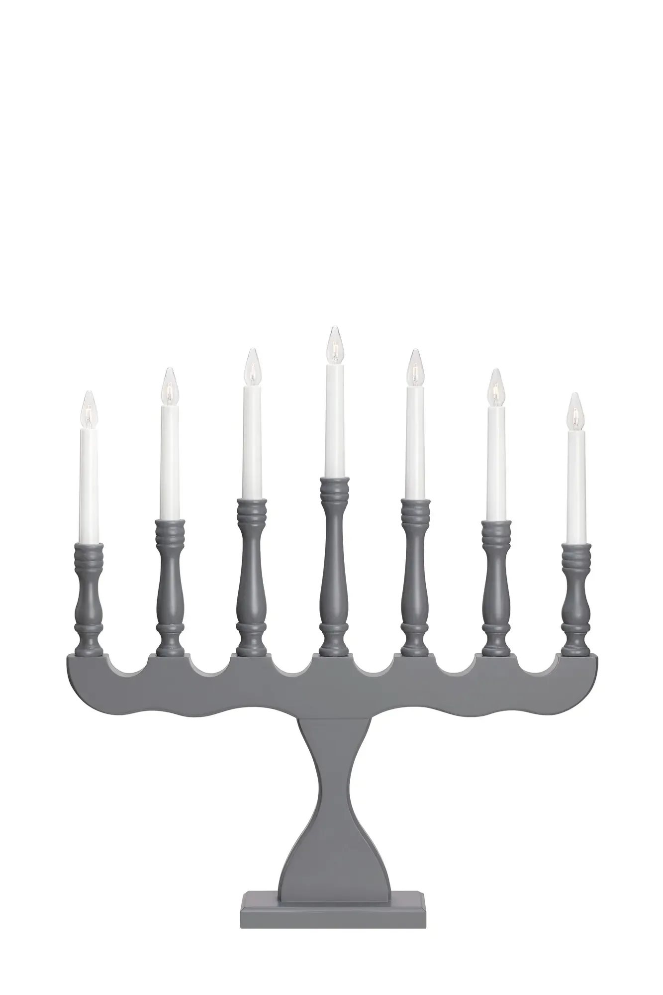 Svaneholm Adventskerzenhalter Grau 7 Lichter
