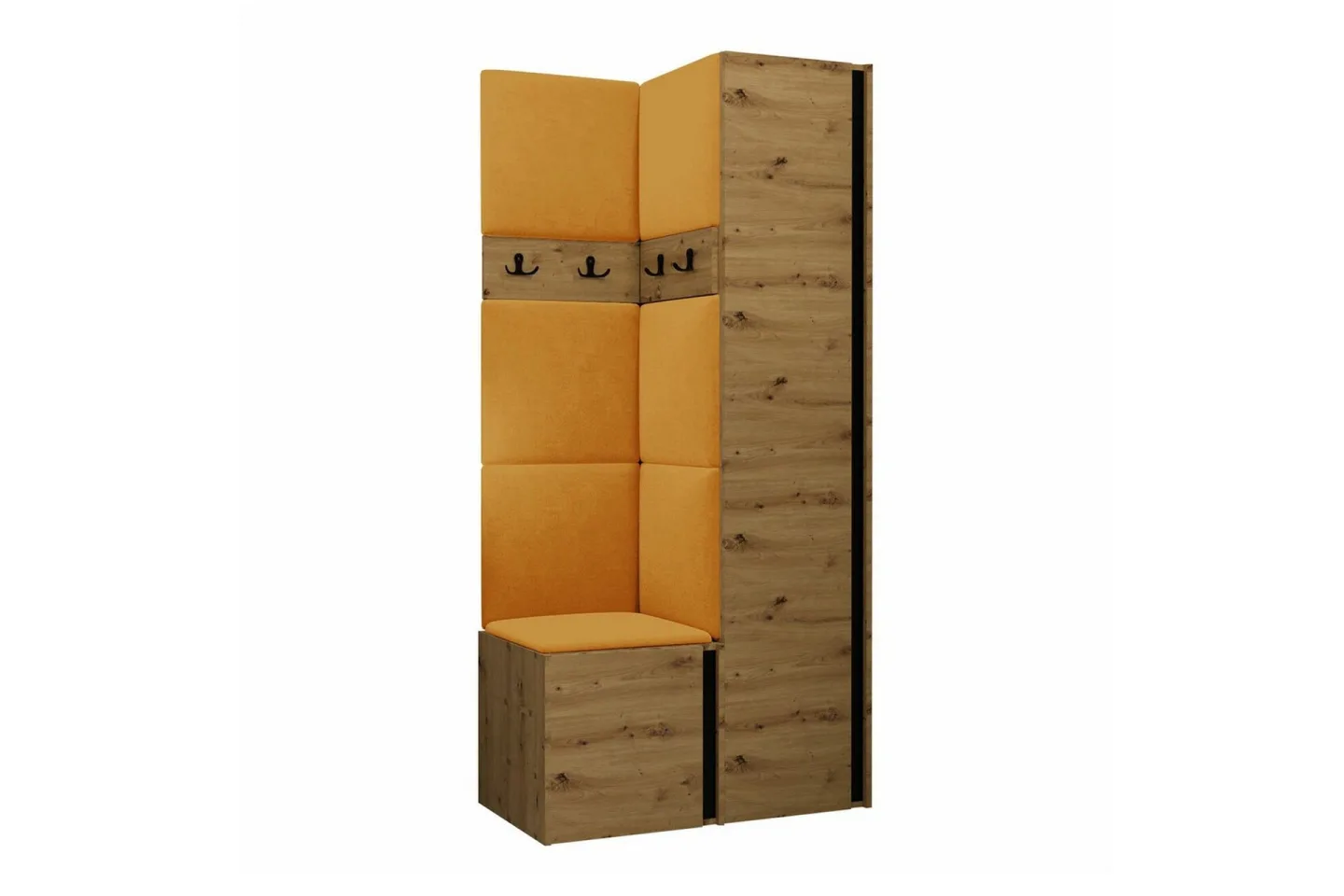 Dunvegan Highboard Brown/Yellow -