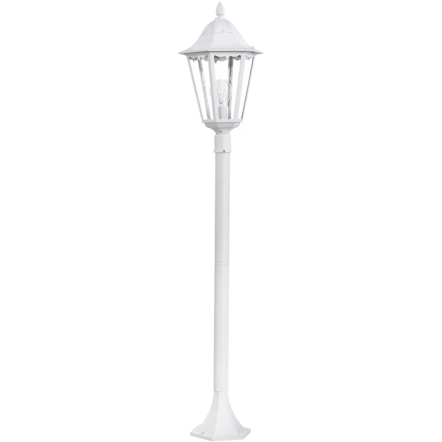 Eglo Stehlampe aussen Navedo Weiss Aluminium 120 cm - Material: Aluguss