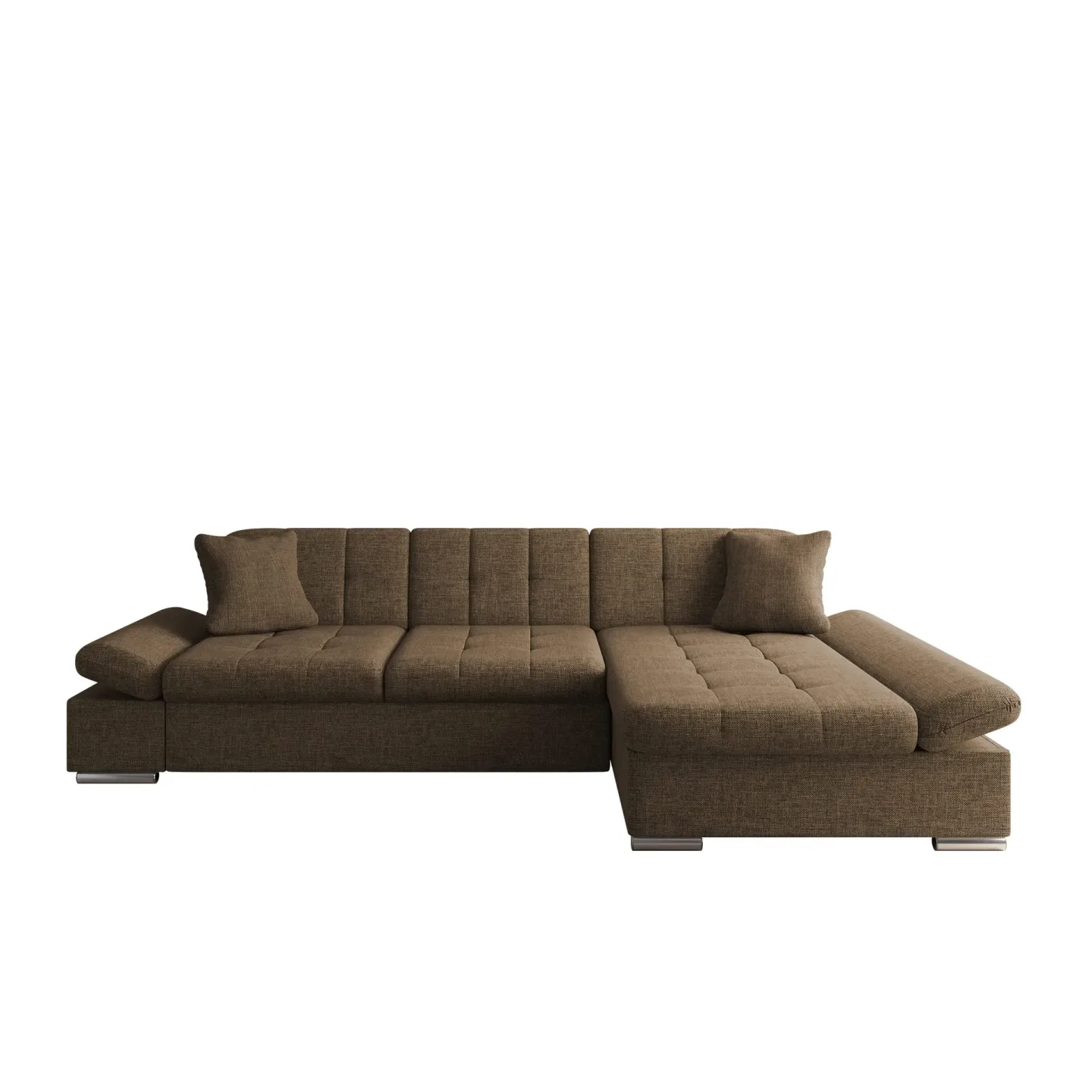 Vananda Soffa med Divan 4-sits - Brun