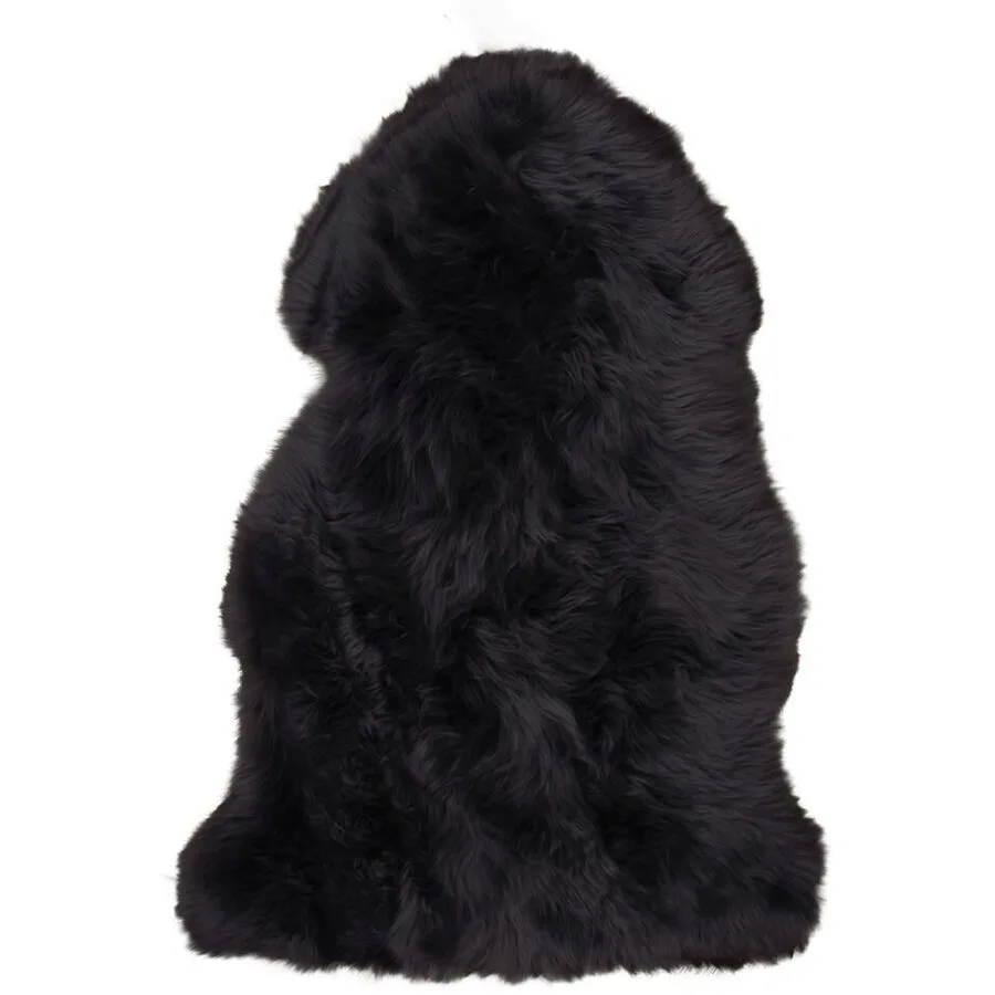Fell/Haut Qirena schwarz Lammfell B 50 cm