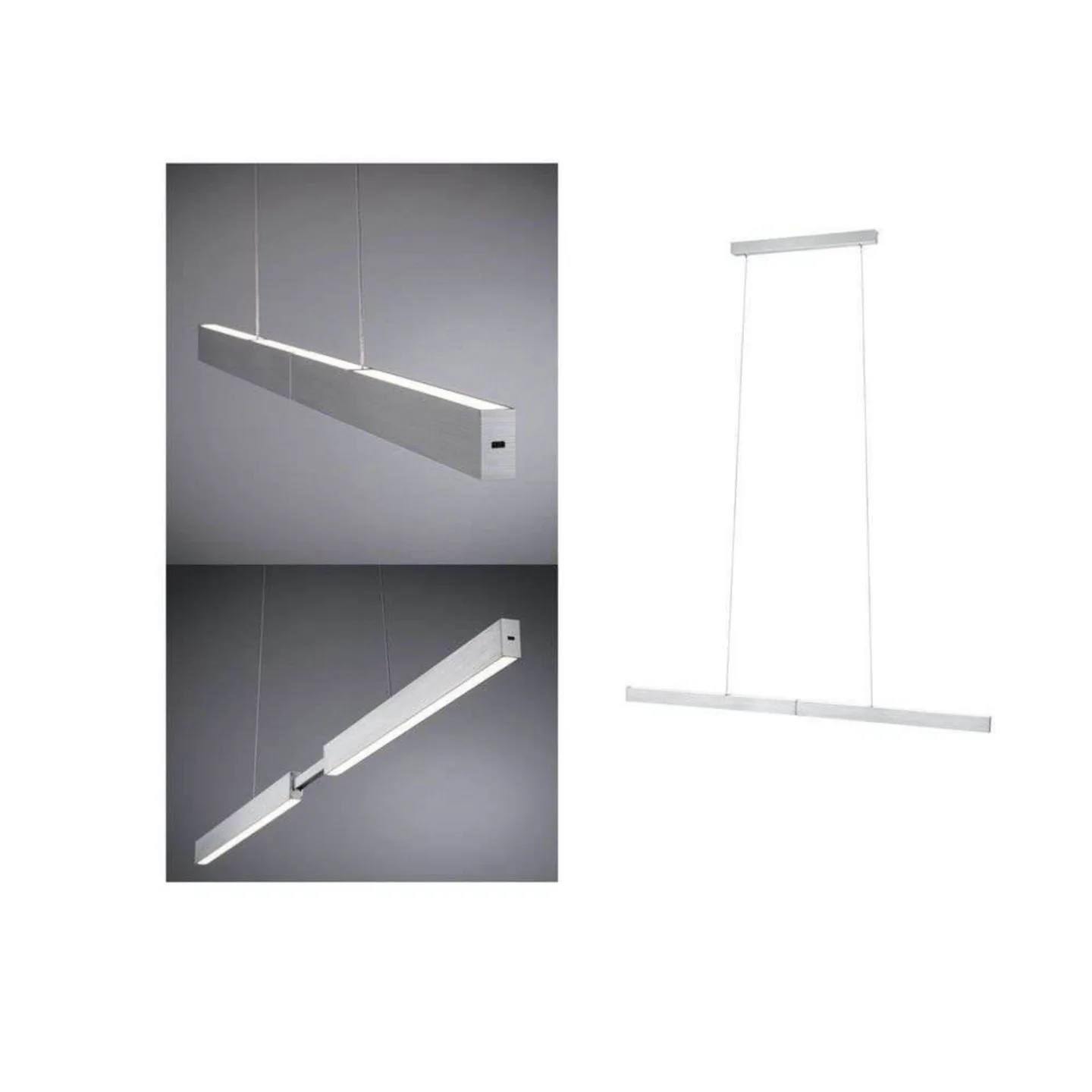 Aptare LED-Hängelampe, alu, Sensor, dimmbar - Paulmann - Esszimmer - Metall