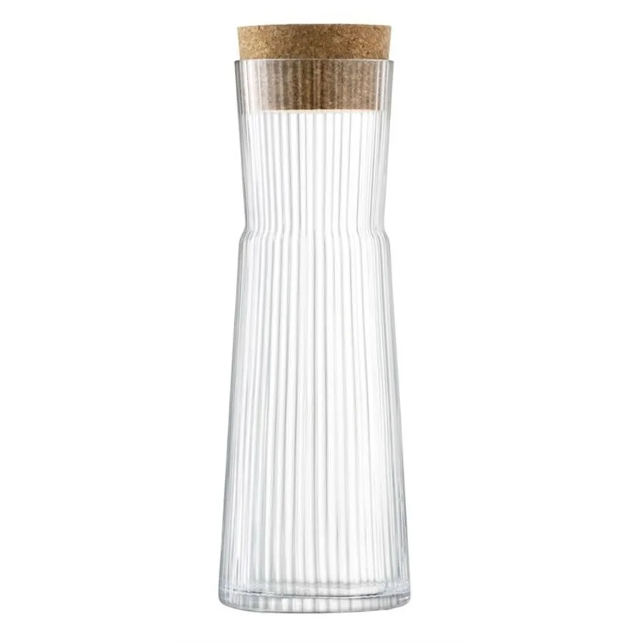 LSA International Karaffe Gio Line Transparent Glas/Kork 1.35 l