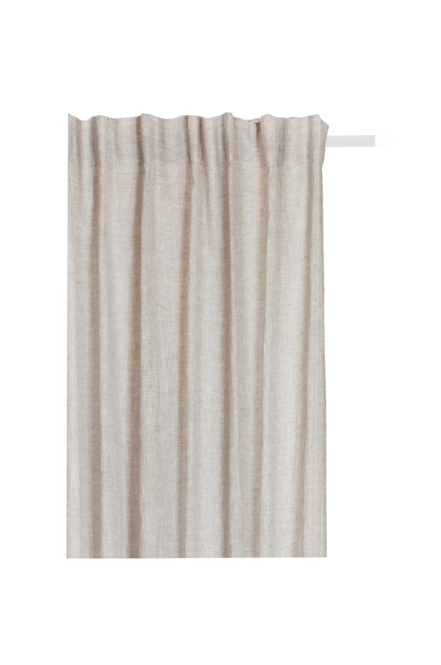 Himla Sunshine Gardine mit Faltenband 140x250 cm Oatmeal