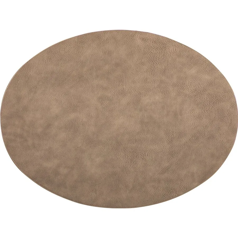 ZICZAC Tischset Troja Braun Kunstleder 33 x 45 cm