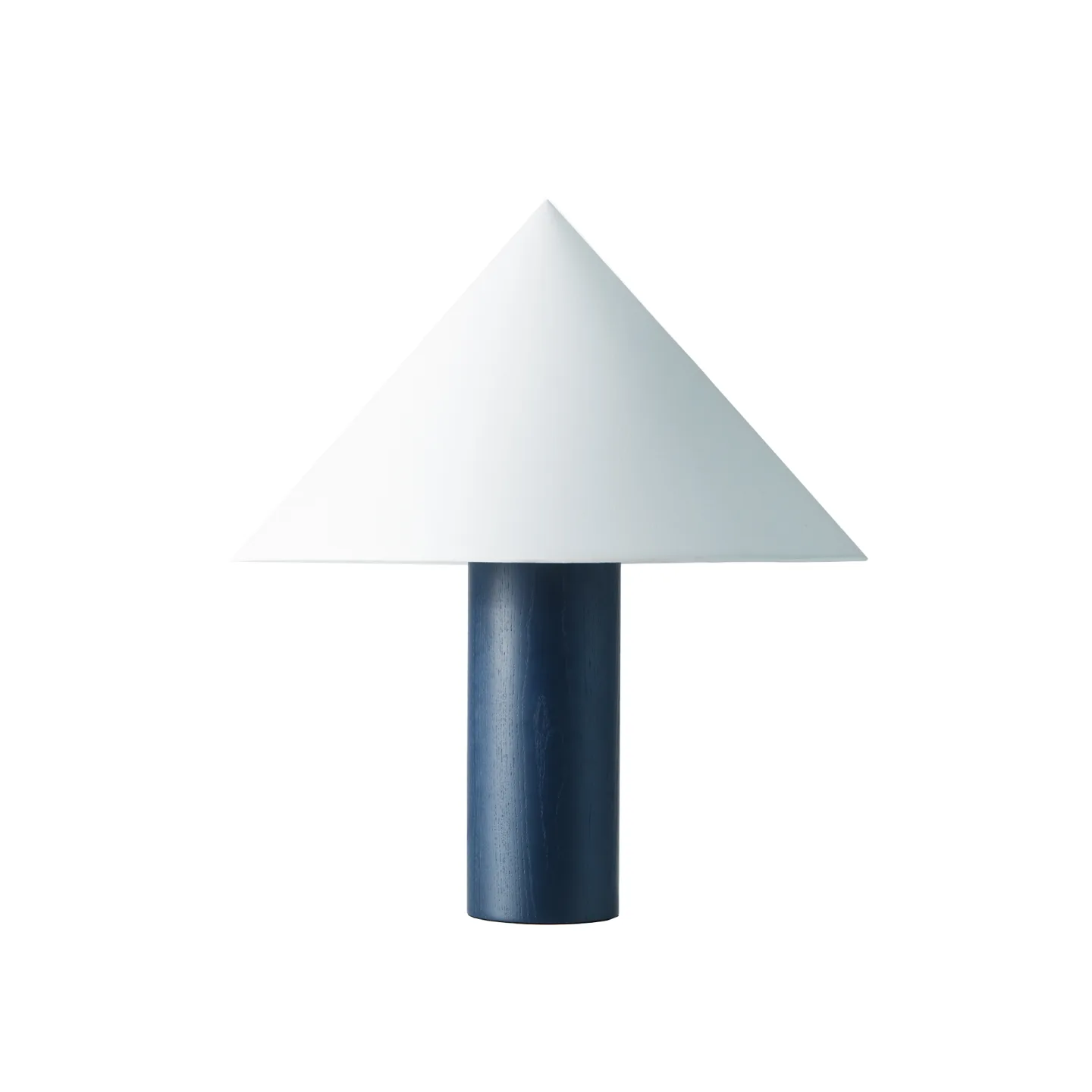 Länna - L.A. Table Lamp Large Blue Ash - Bordslampor - Lotta Agaton - Blå - Trä/Textilmaterial
