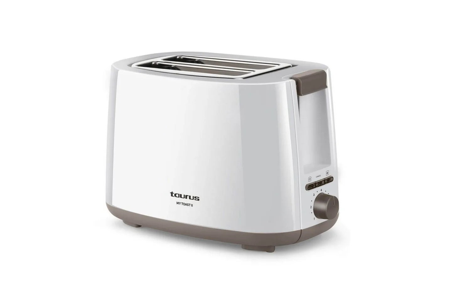 Brödrost Taurus Mytoast II 2 Fack Vit - Silver
