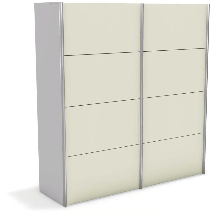 Kleiderschrank Window weiss Holzwerkstoff B 197 cm - Möbel Konfigurator: Traummöbel individuell zusammenstellen