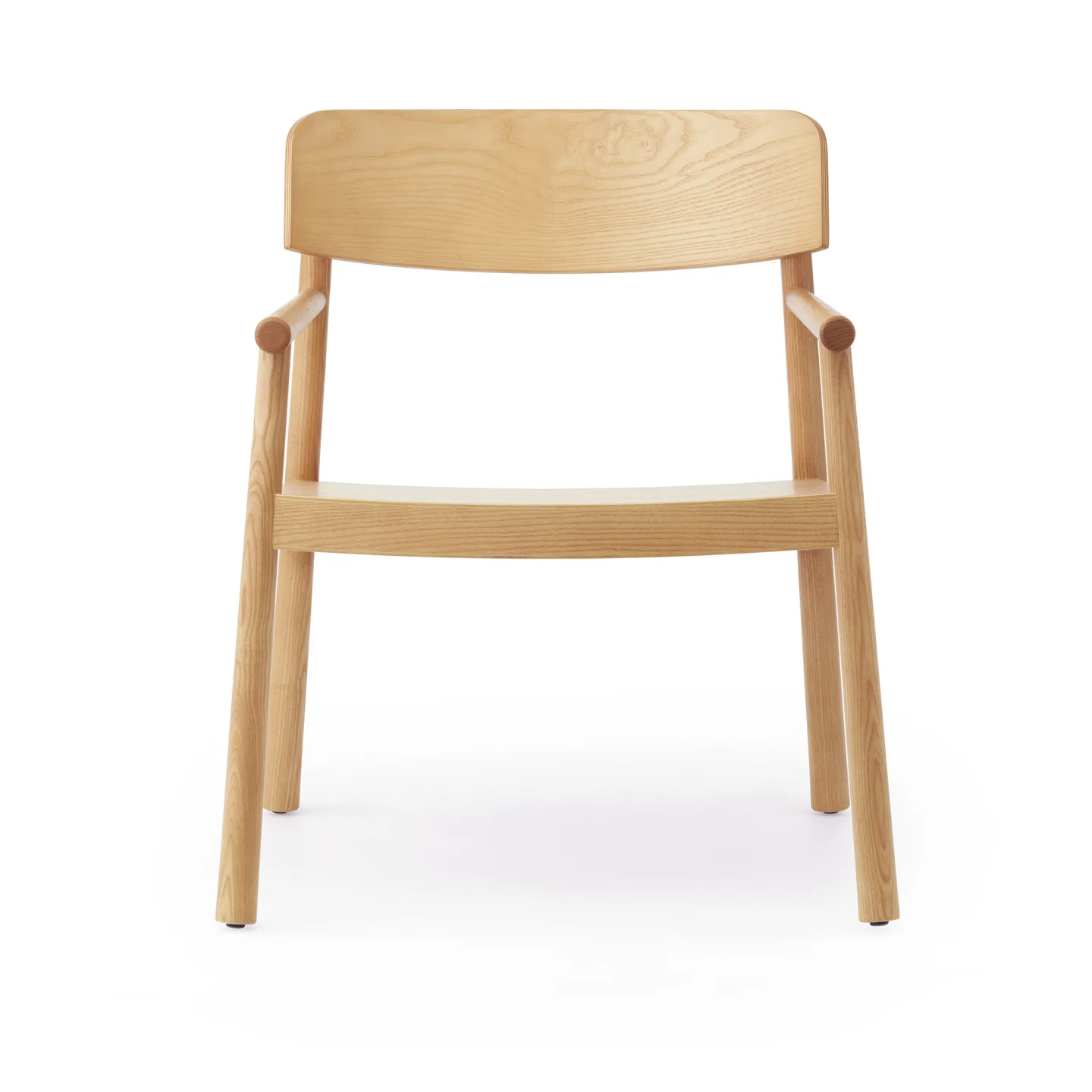 Normann Copenhagen - Timb Lounge Armchair Tan - Fåtöljer - Simon Legald - Brun - Trä
