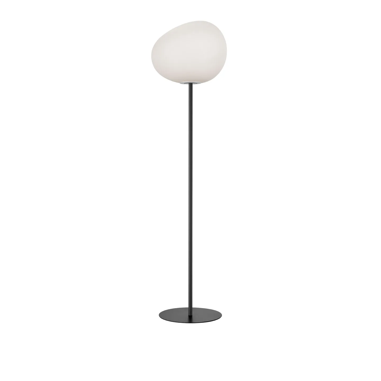 Foscarini - Gregg Grande golvlampa graphite/white - Skärmlampor - Ludovica & Roberto Palomba - Grå
