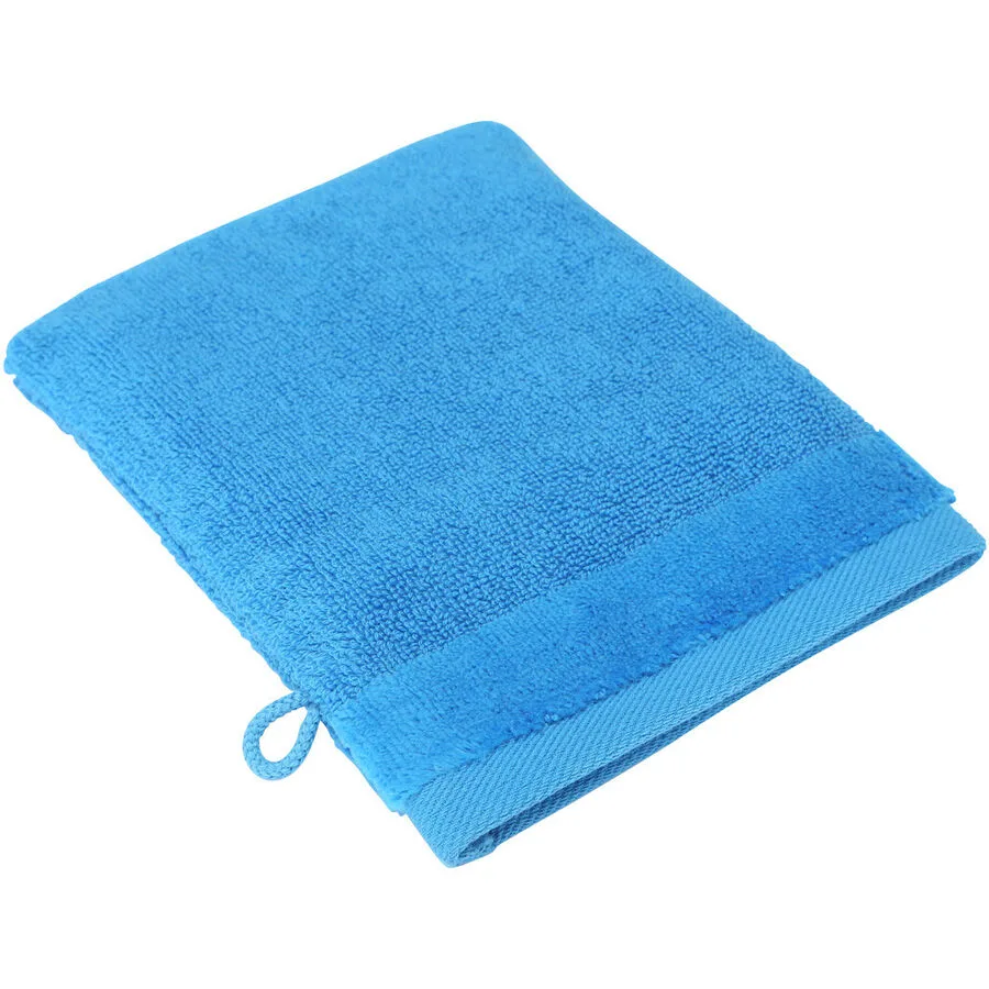 Living Home Waschhandschuh Softfeel blue Baumwolle B 15 T 21 cm