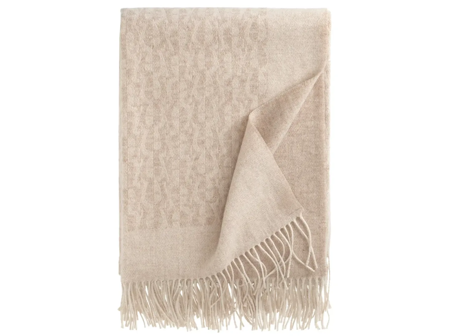 Stoeckel & Grimmler Plaid A-Nobile Sand 130x130 cm | Schubiger Möbel