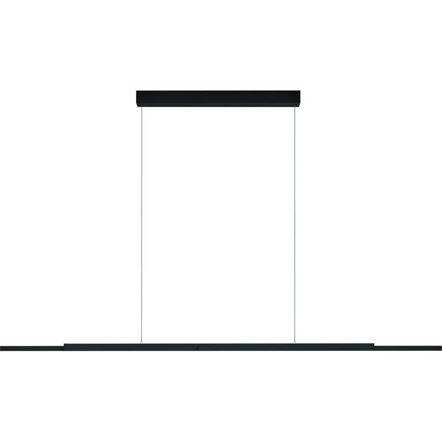 Designer-Pendellampe Bankamp Lightline IV schwarz dimmbar - Material: Glas/Stahl/Aluminium - LED - LED Energiesparlampen