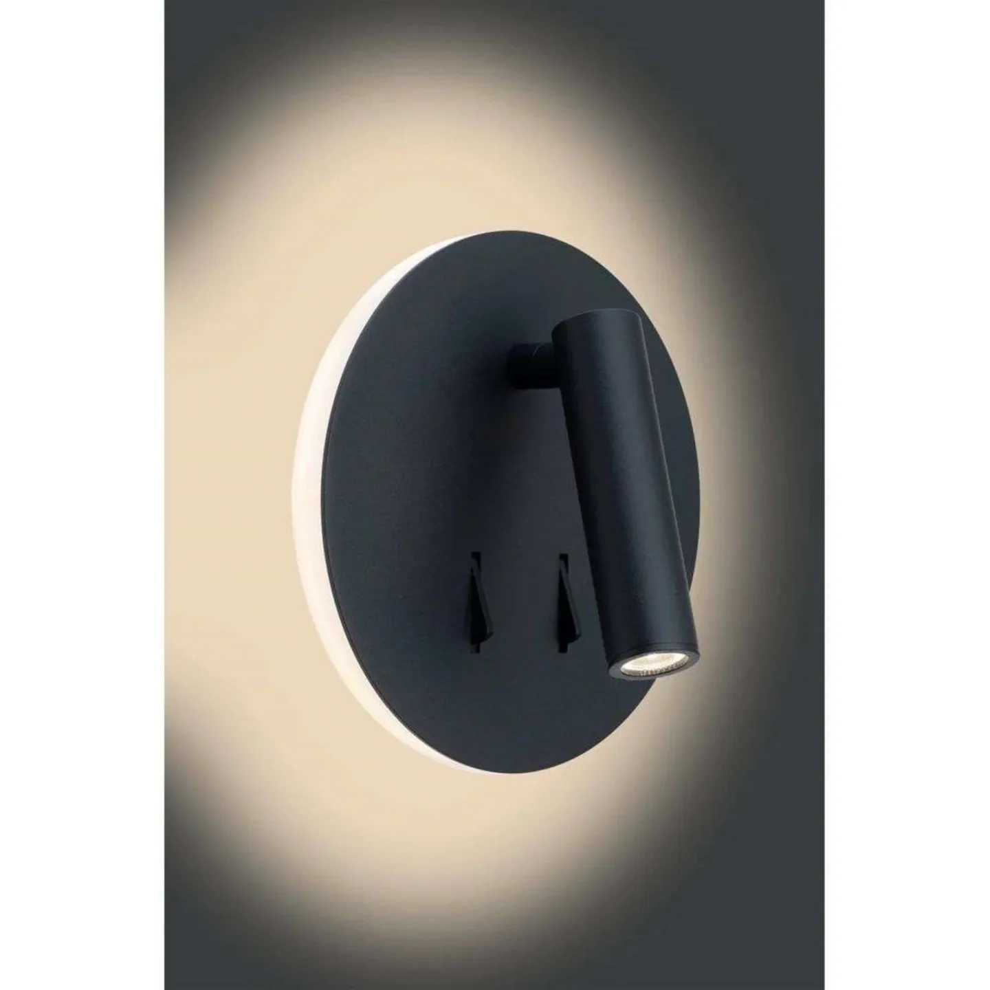 Circle Vägglampa Svart - Antidark - Sovrum - Aluminium