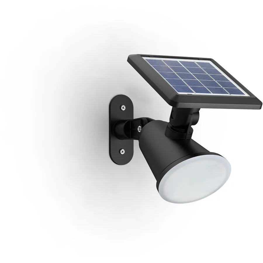 Solarlampe Philips Schwarz Kunststoff Extra warmweiss (2100 - 2700 Kelvin) - LED - LED Energiesparlampen