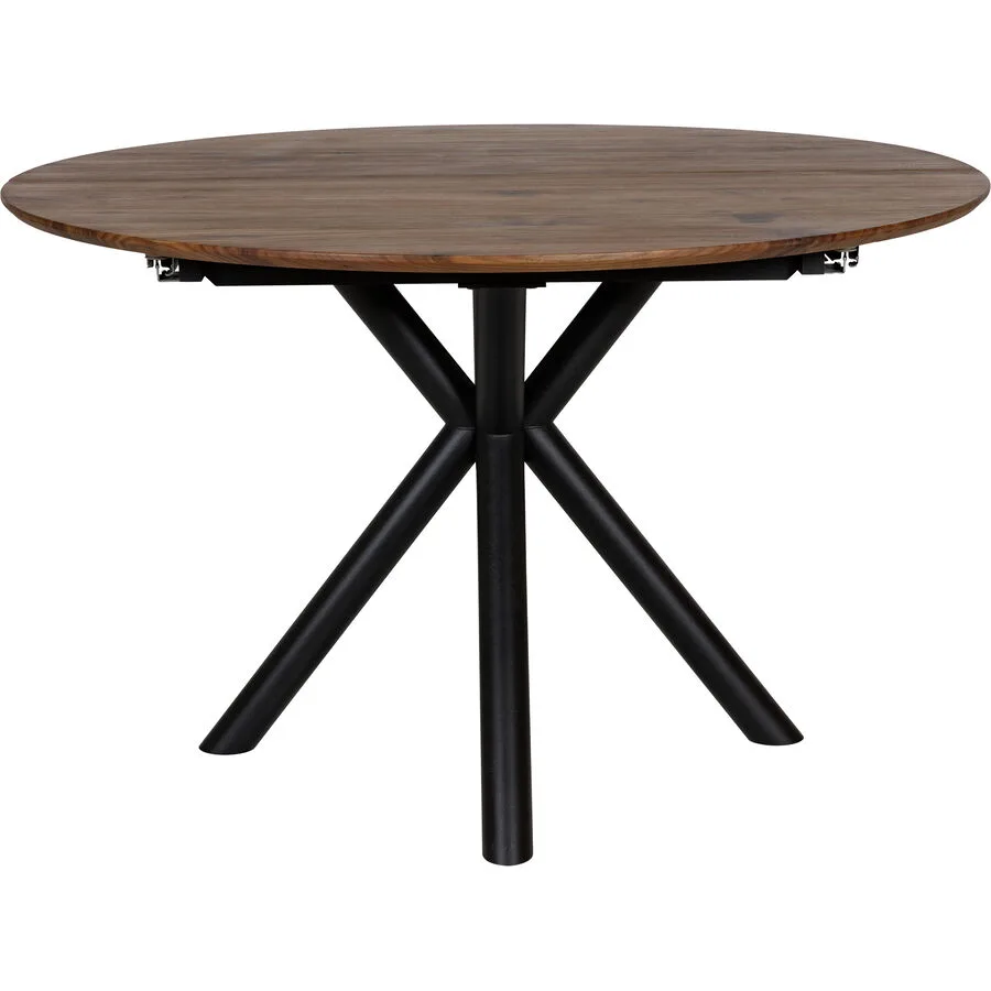 Tisch Madu nussbaum Nussbaum Massivholz B 120 T 120 cm