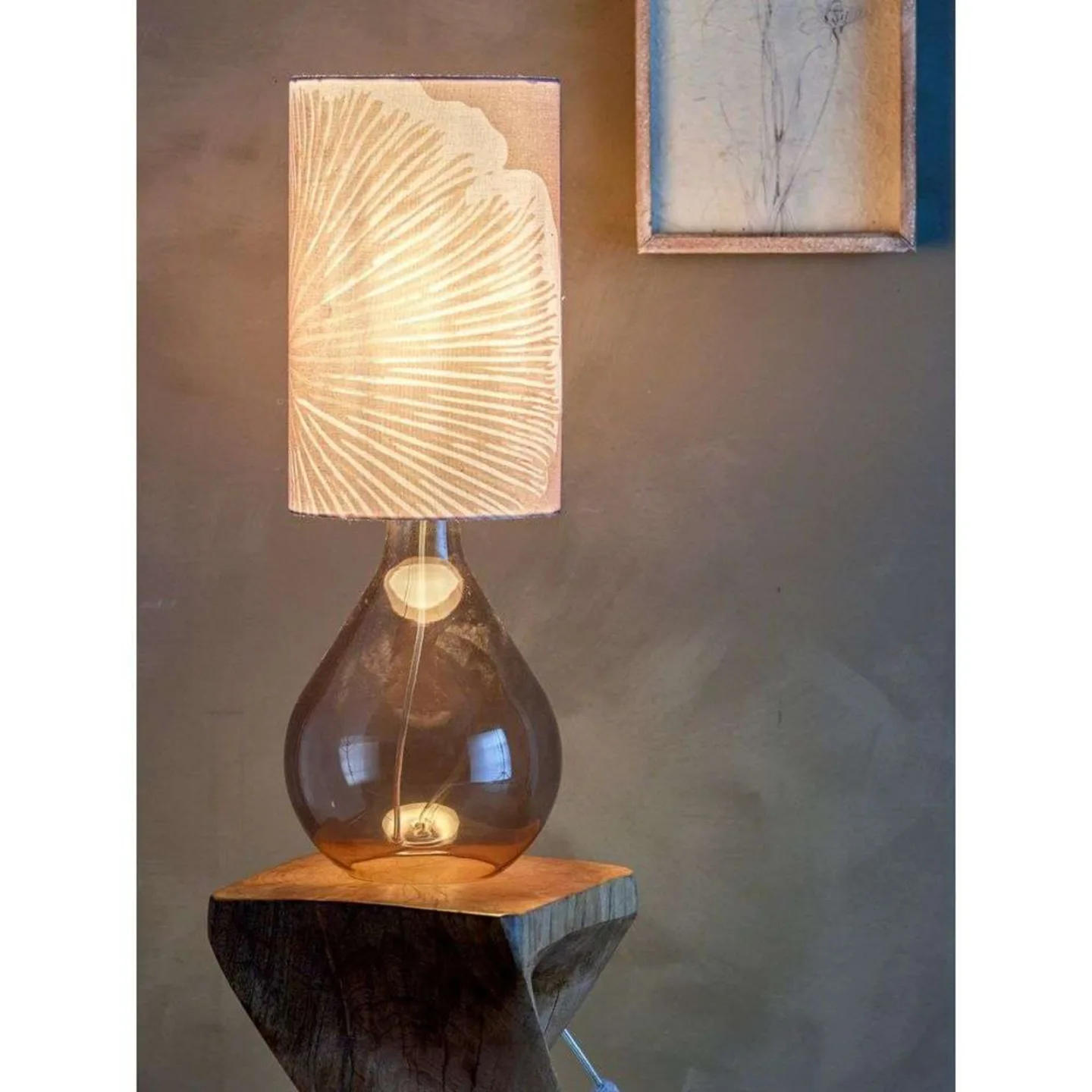 Leni Tischleuchte Brown - Bloomingville - Wohnzimmer - Glas