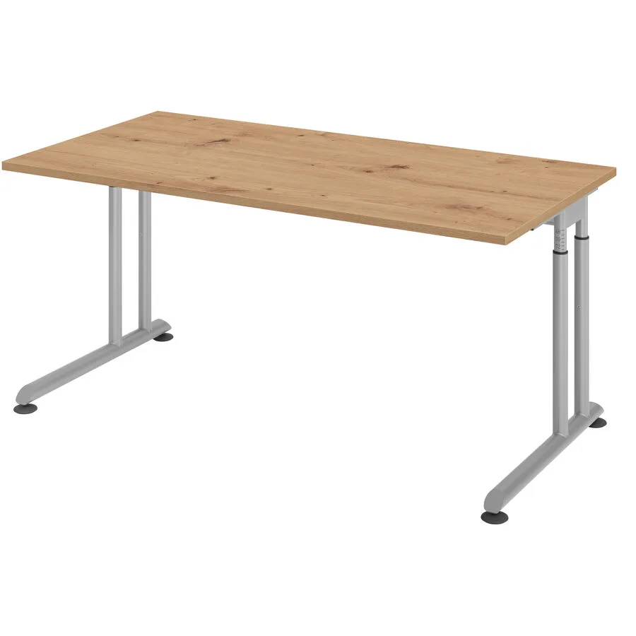 Schreibtisch Office Asteiche Holzwerkstoff B 160 T 80 cm