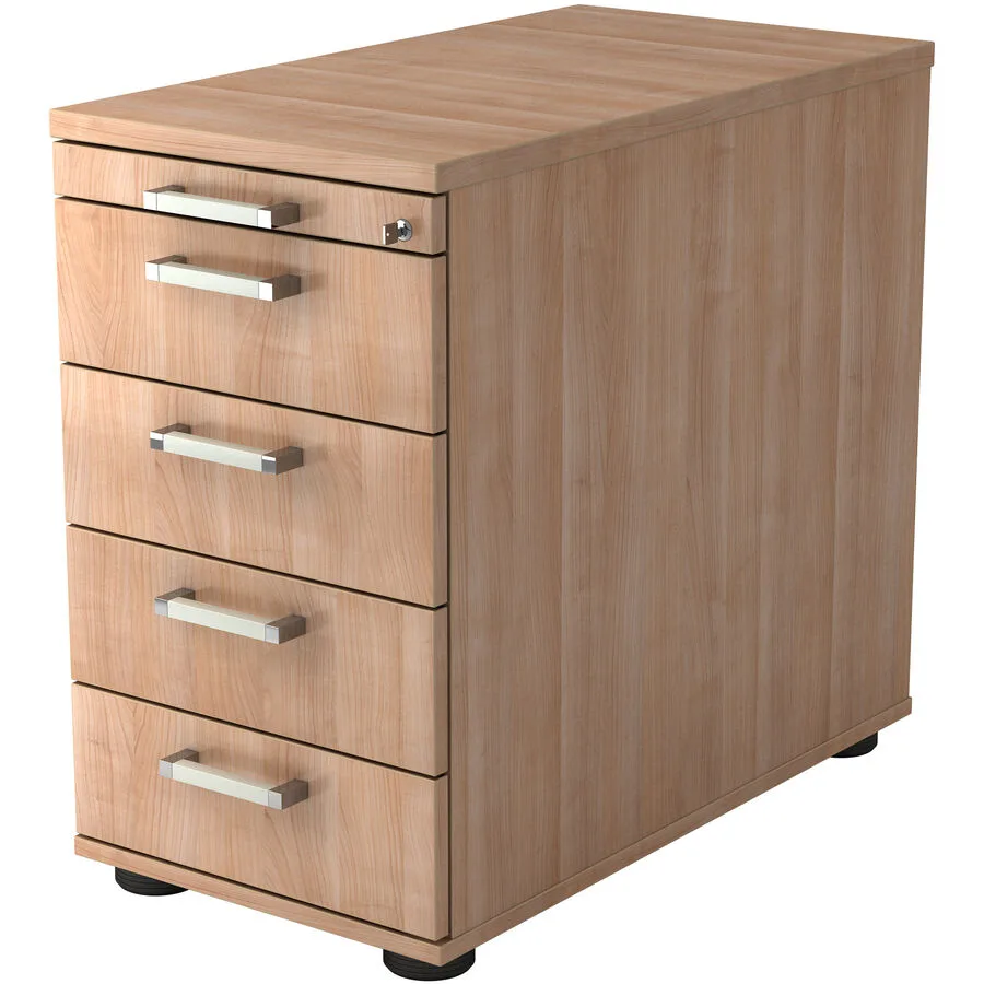 Standcontainer Office premium nussbaum Holzwerkstoff B 42.8 H 76 cm