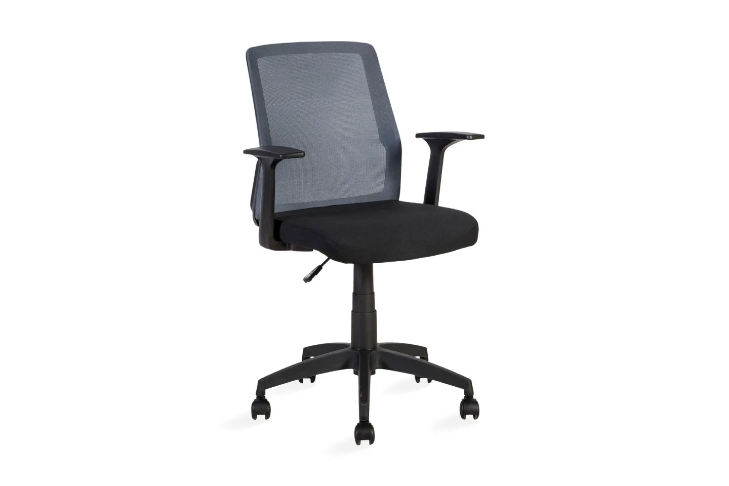Kontorstol Alpha 60x55xh875-95 cm Svart Grå -