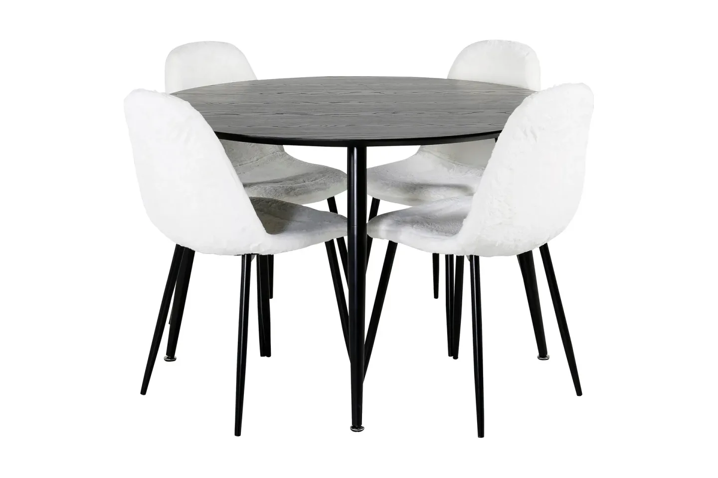 Balisa Matgrupp 115 cm Rund + 4 Ypas Matstolar -
