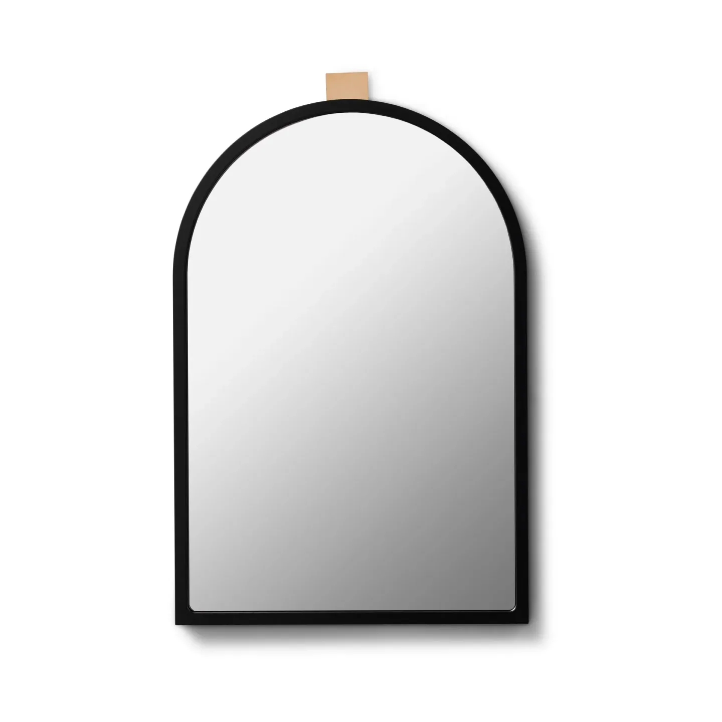 A2 Echo Wandspiegel Schwarz, 43x63 cm