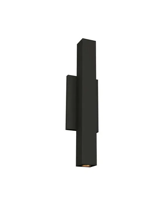 Chara 17" Outdoor Wall Sconce Black