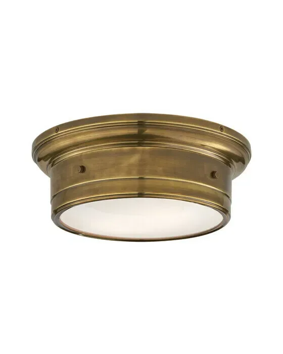 Siena Flush Mount Antique Brass S