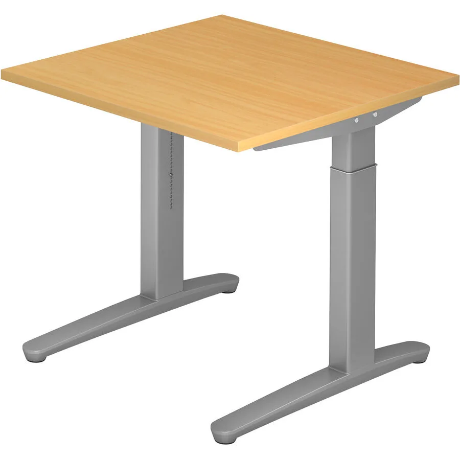 Schreibtisch Office buche Holzwerkstoff B 80 T 80 cm