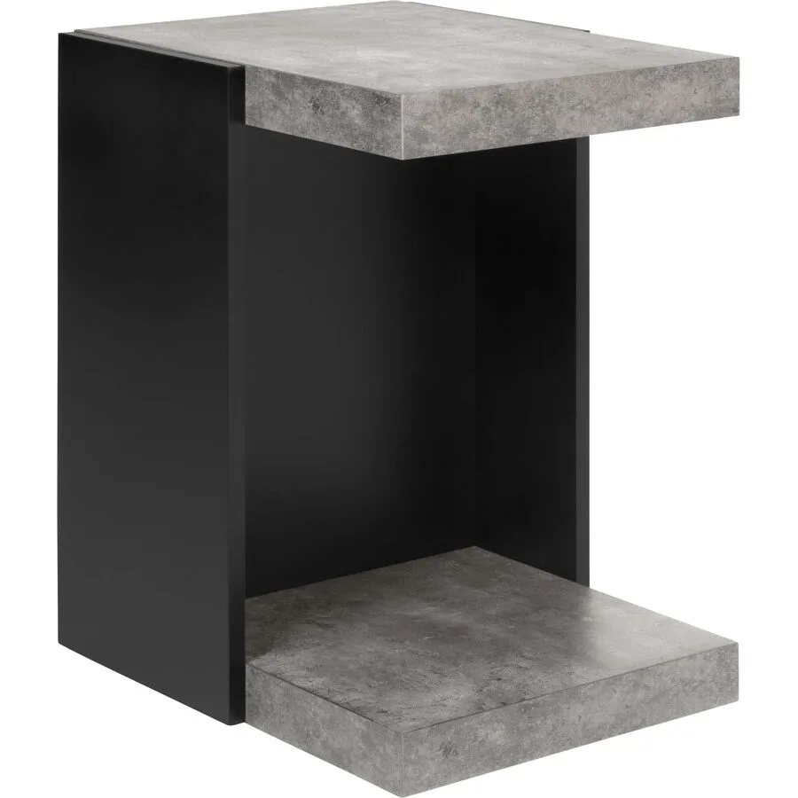 Beistelltisch Ios betongrau Melamin B 38 H 55 cm