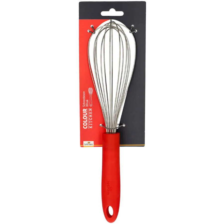 Birkmann Schneebesen Bake cherry Edelstahl/Polypropylen B 9.5 cm
