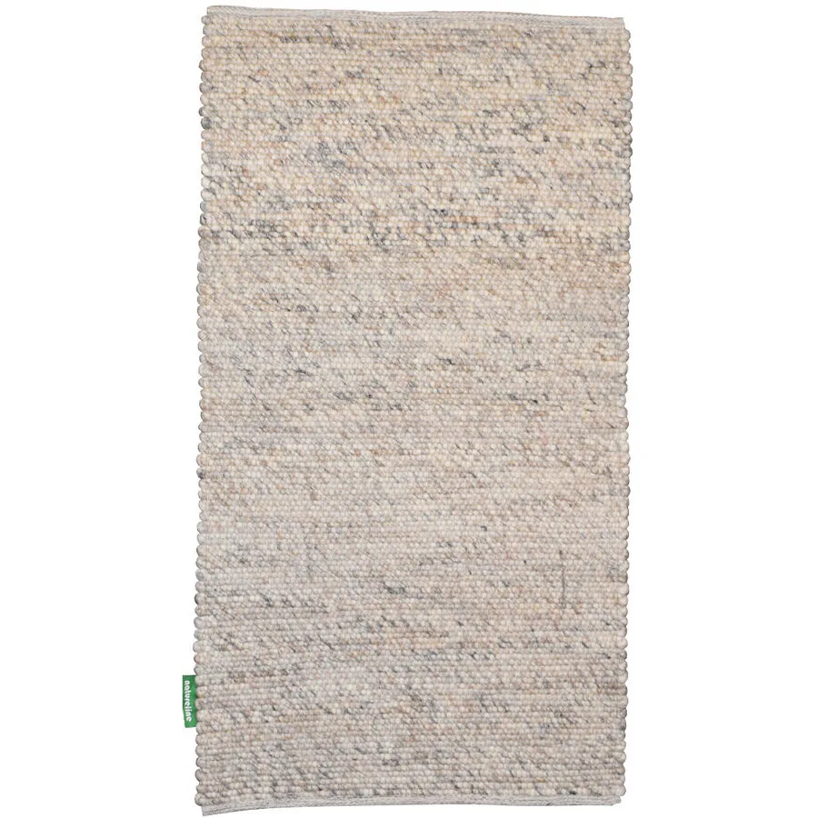 Teppich Kjell Ivory Gefleckt/Meliert Wolle 80 x 150 cm