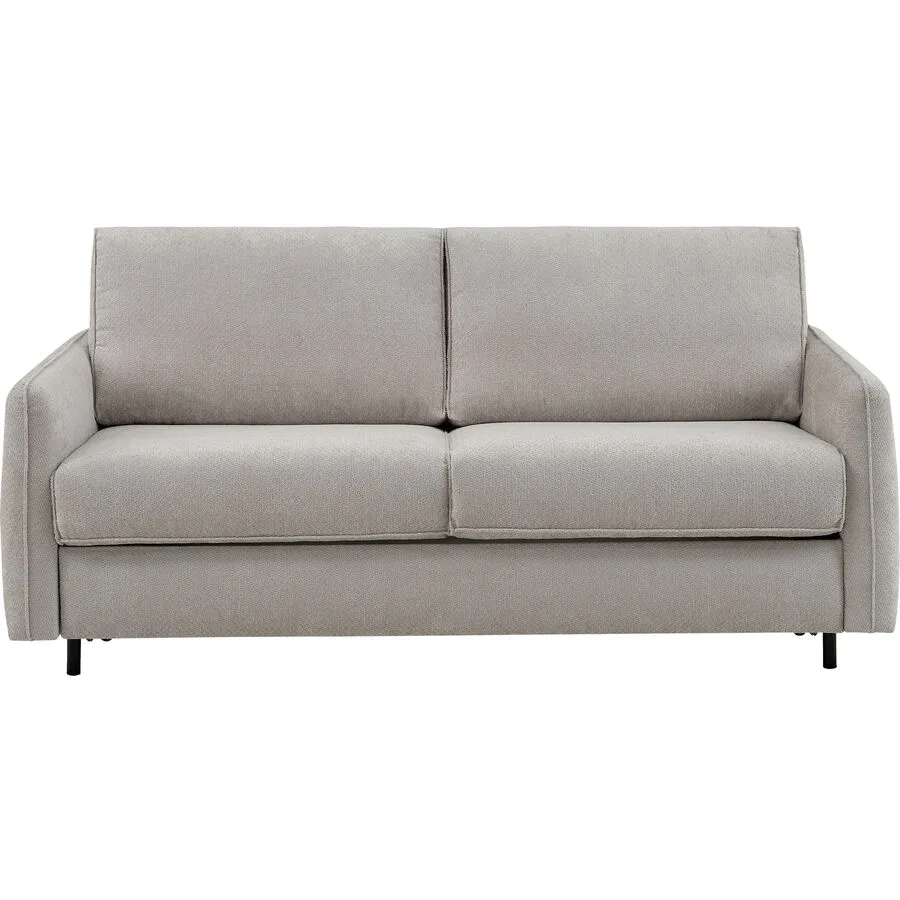 Bettsofa Storm Beige Polyester Stoff, Metall B 189 T 98 cm