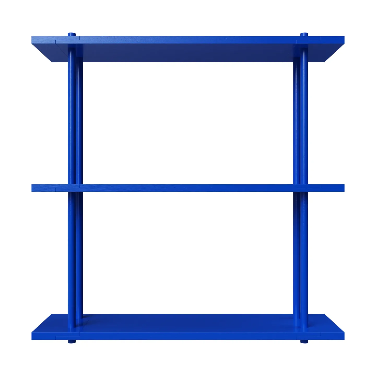 Fogia Bond Wandregal W103 Blau lackiertes Birkenholz
